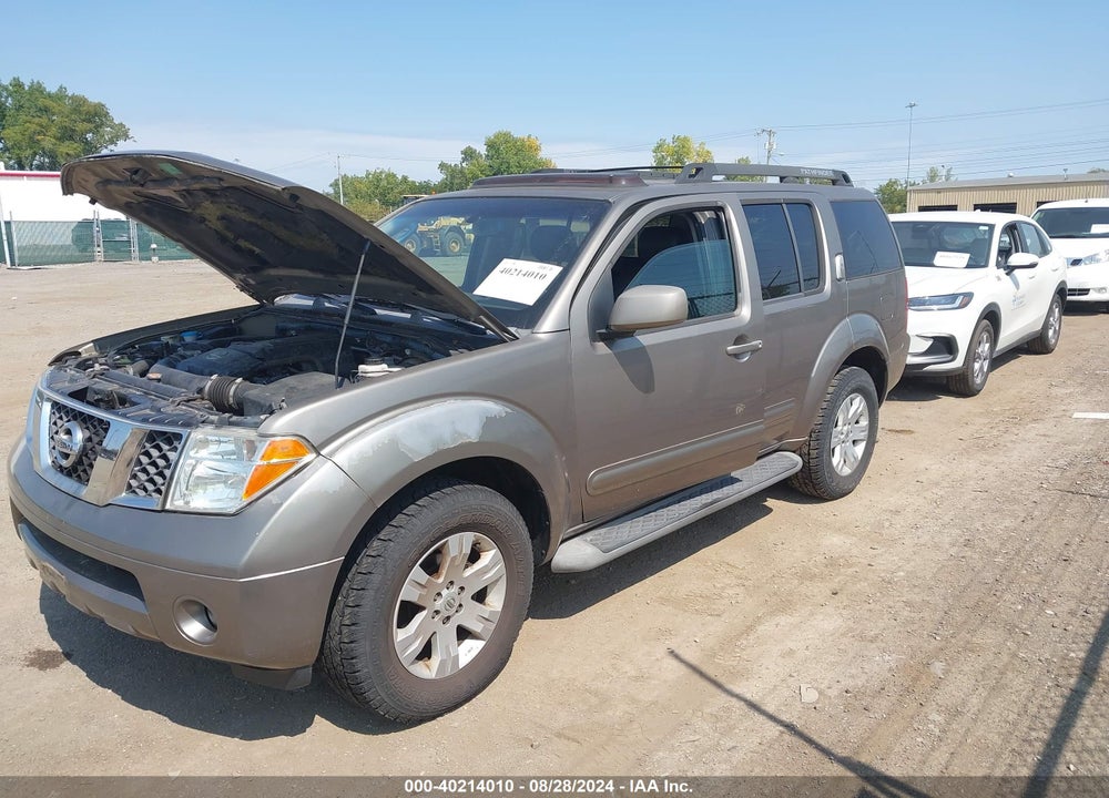 2006 NISSAN PATHFINDER LE VIN: 5N1AR18W26C603432