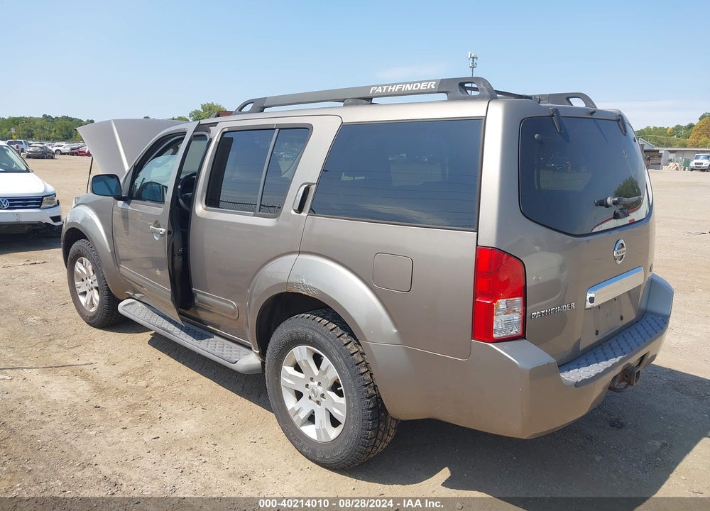 2006 NISSAN PATHFINDER LE VIN: 5N1AR18W26C603432