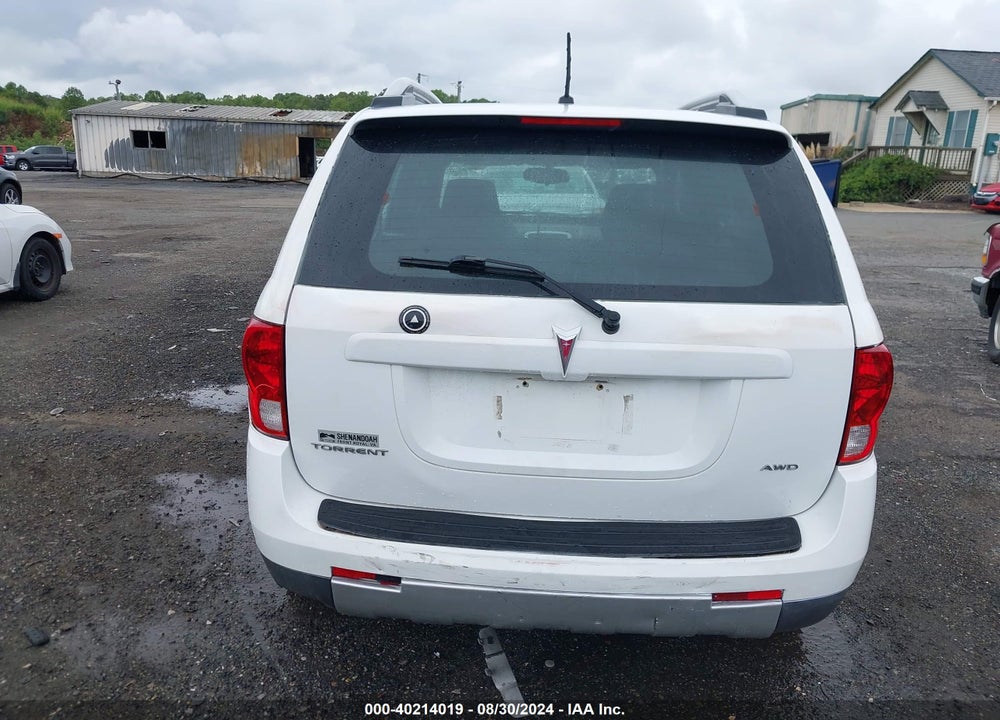 2008 PONTIAC TORRENT VIN: 2CKDL43F386307674