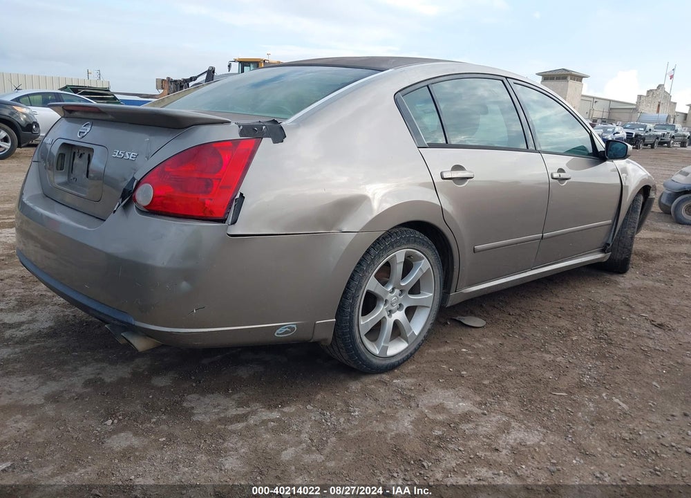 2007 NISSAN MAXIMA 3.5 SE VIN: 1N4BA41E57C825344