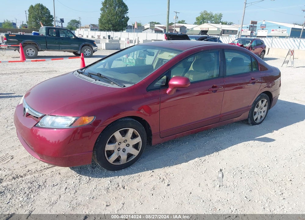 2008 HONDA CIVIC LX VIN: 1HGFA16548L067938