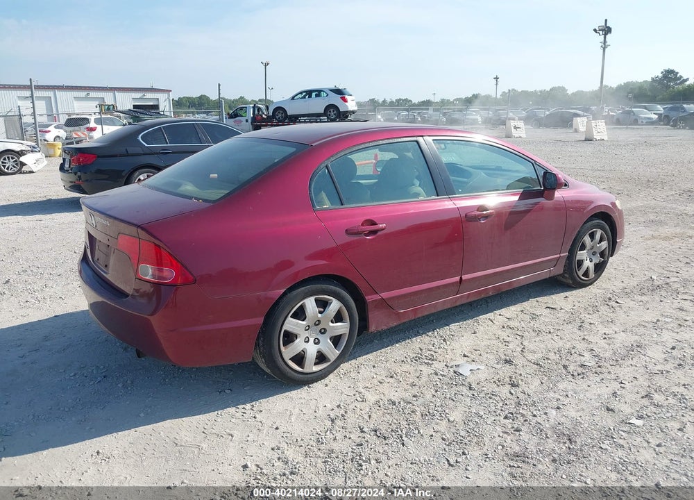2008 HONDA CIVIC LX VIN: 1HGFA16548L067938
