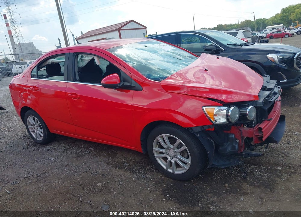 2014 CHEVROLET SONIC LT AUTO VIN: 1G1JC5SH8E4140348
