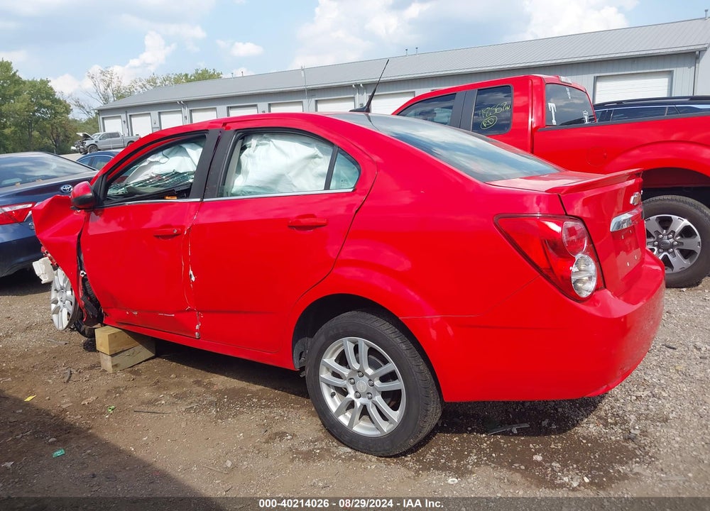 2014 CHEVROLET SONIC LT AUTO VIN: 1G1JC5SH8E4140348