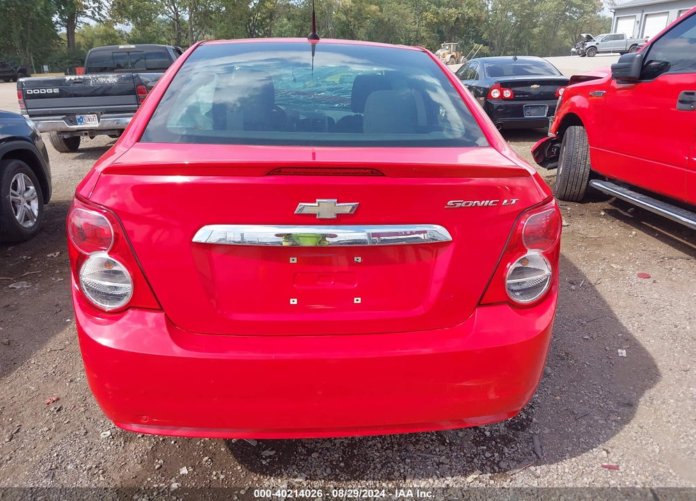 2014 CHEVROLET SONIC LT AUTO VIN: 1G1JC5SH8E4140348
