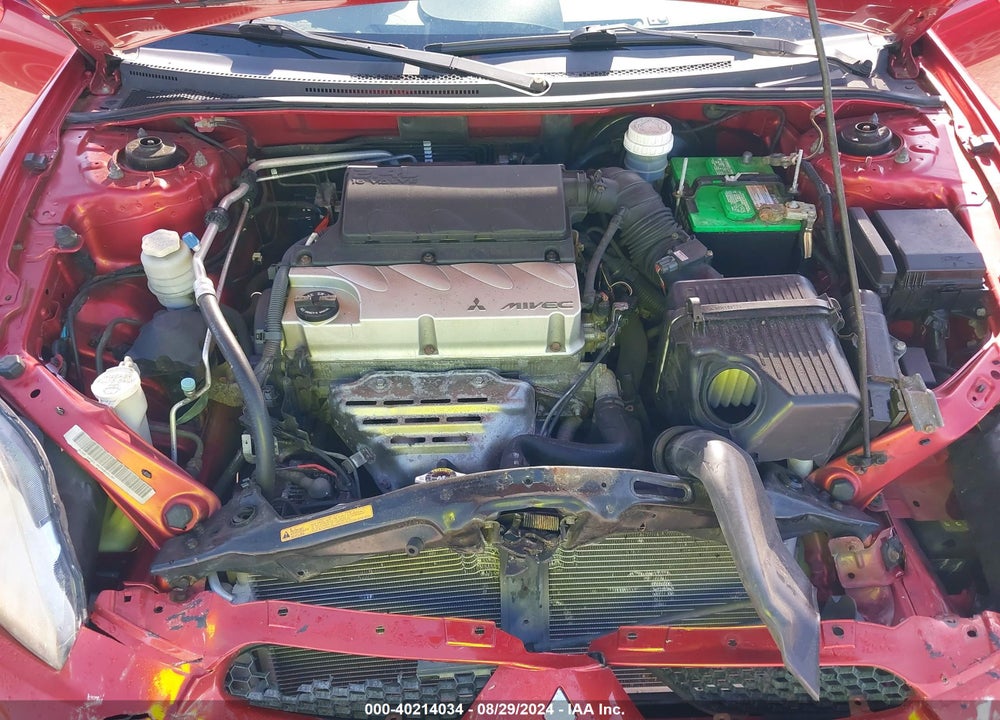2008 MITSUBISHI ECLIPSE GS VIN: 4A3AK24F78E042508