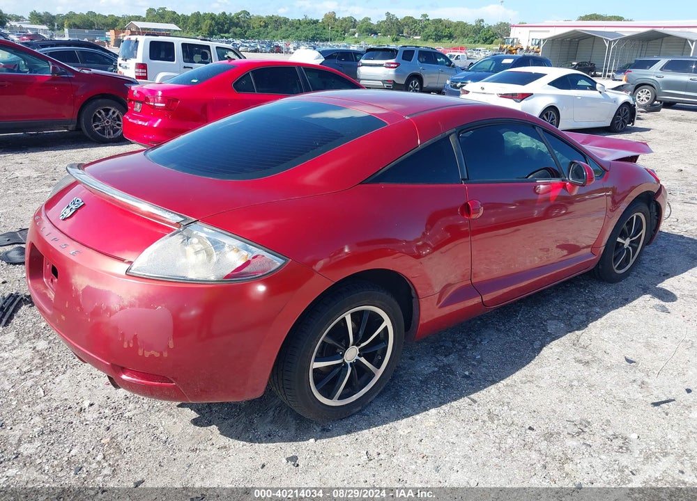 2008 MITSUBISHI ECLIPSE GS VIN: 4A3AK24F78E042508