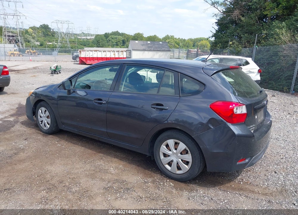 2014 SUBARU IMPREZA 2.0I VIN: JF1GPAA61E8231832
