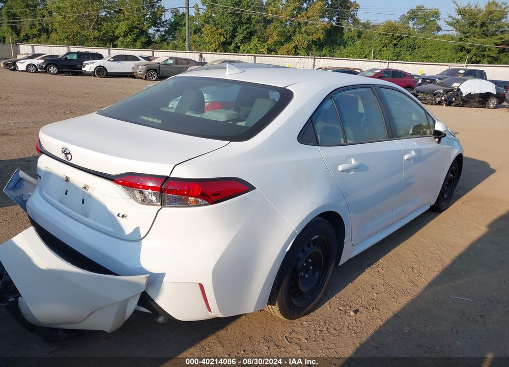 2021 TOYOTA COROLLA LE VIN: 5YFEPMAE0MP165500