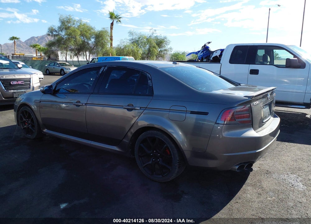 2007 ACURA TL TYPE S VIN: 19UUA76567A037649