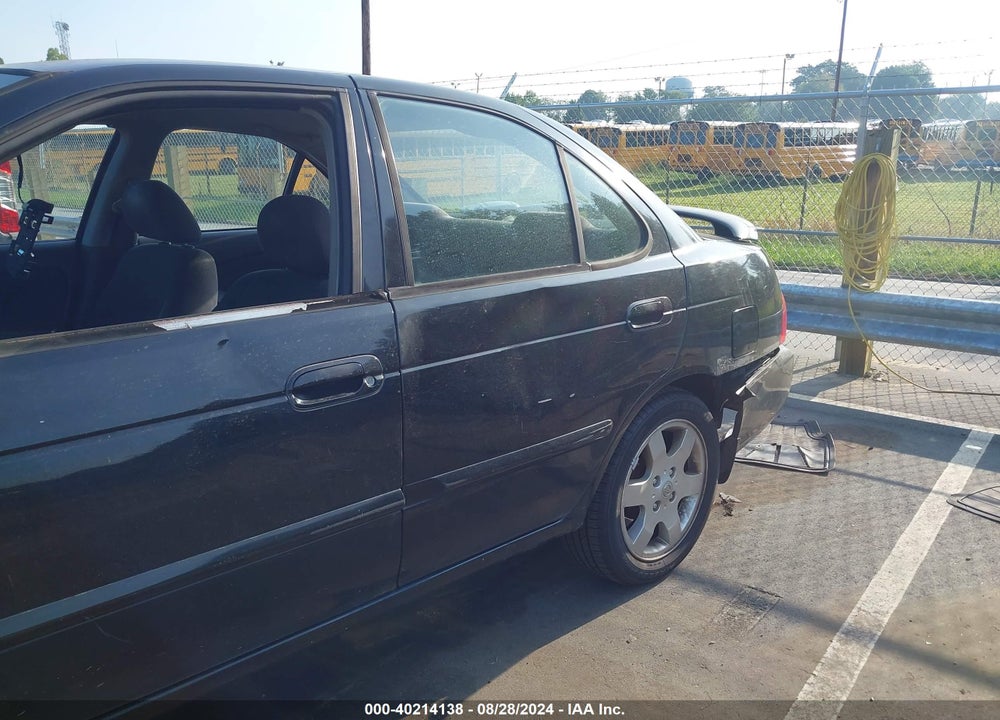 2006 NISSAN SENTRA VIN: 3N1CB51D76L606934