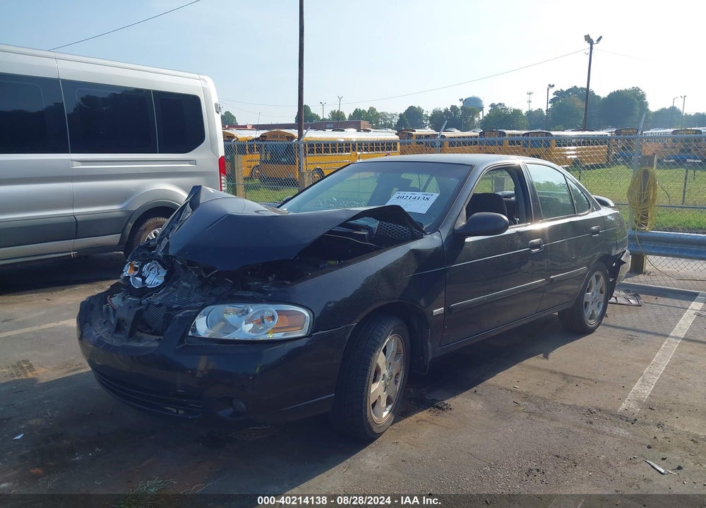 2006 NISSAN SENTRA VIN: 3N1CB51D76L606934