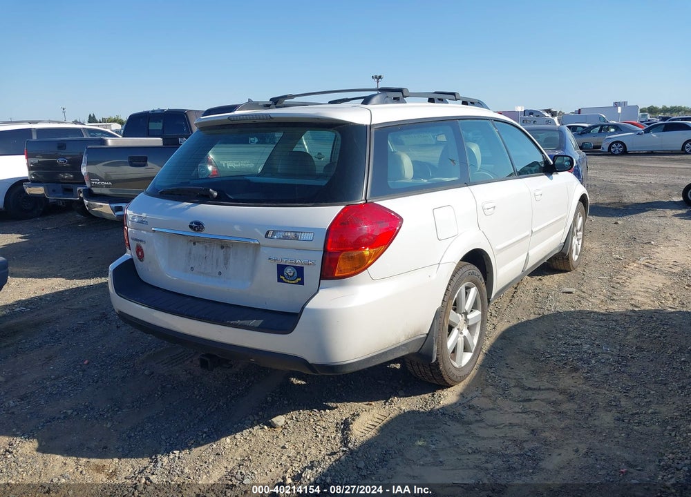 2007 SUBARU LEGACY 2.5I LIMITED/2.5I LIMITED L.L. BEAN EDITION VIN: 4S4BP62C177346165