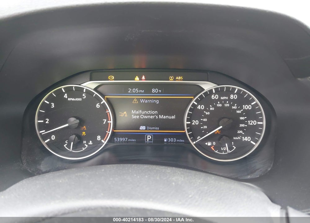 2021 NISSAN ALTIMA SV INTELLIGENT AWD VIN: 1N4BL4DW5MN311427