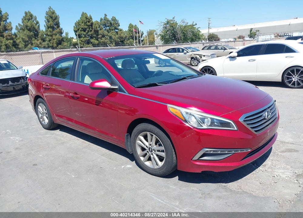 2015 HYUNDAI SONATA SE VIN: 5NPE24AF0FH114781