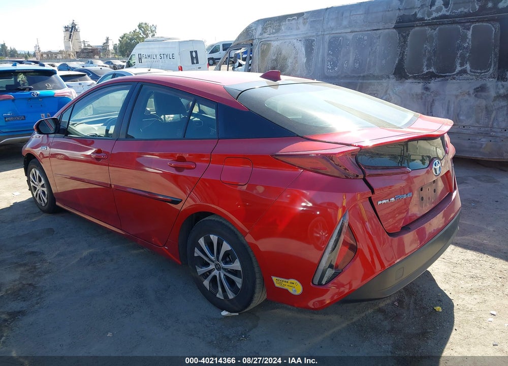2021 TOYOTA PRIUS PRIME XLE VIN: JTDKAMFP6M3191543