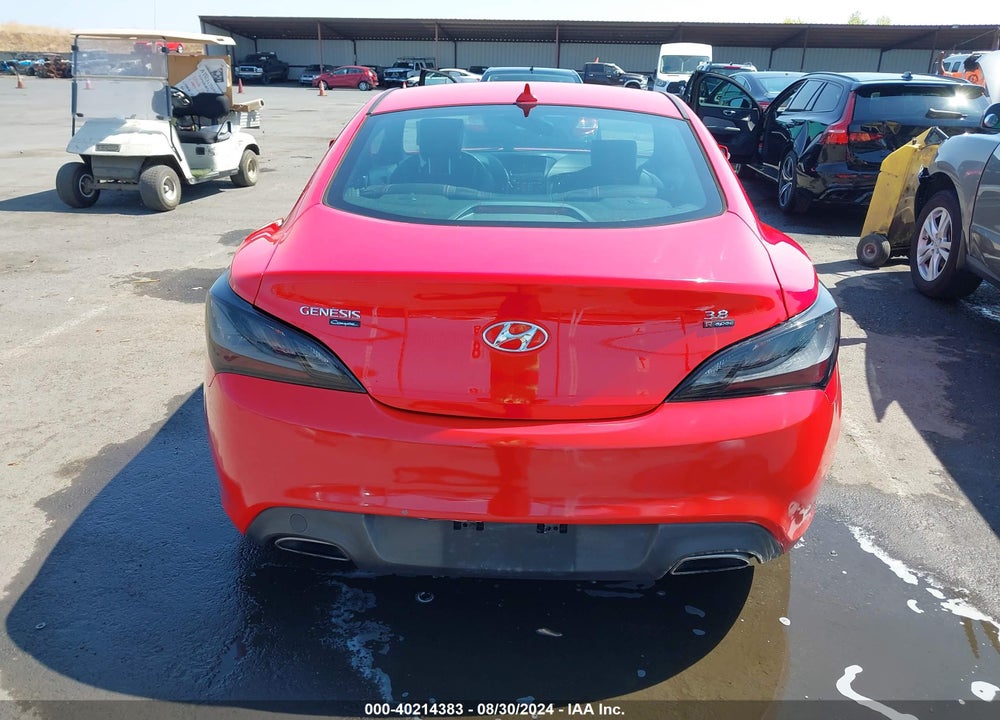 2015 HYUNDAI GENESIS 3.8 R-SPEC VIN: KMHHU6KJ0FU128624
