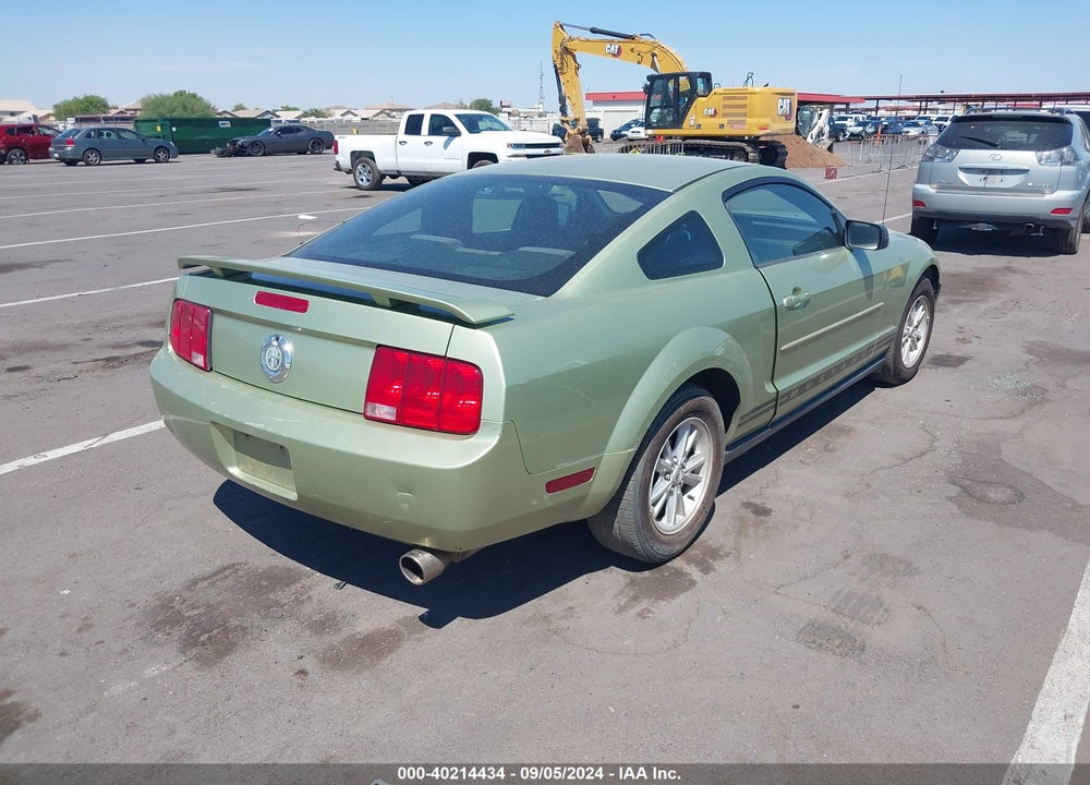 2006 FORD MUSTANG V6 VIN: 1ZVFT80N865138308