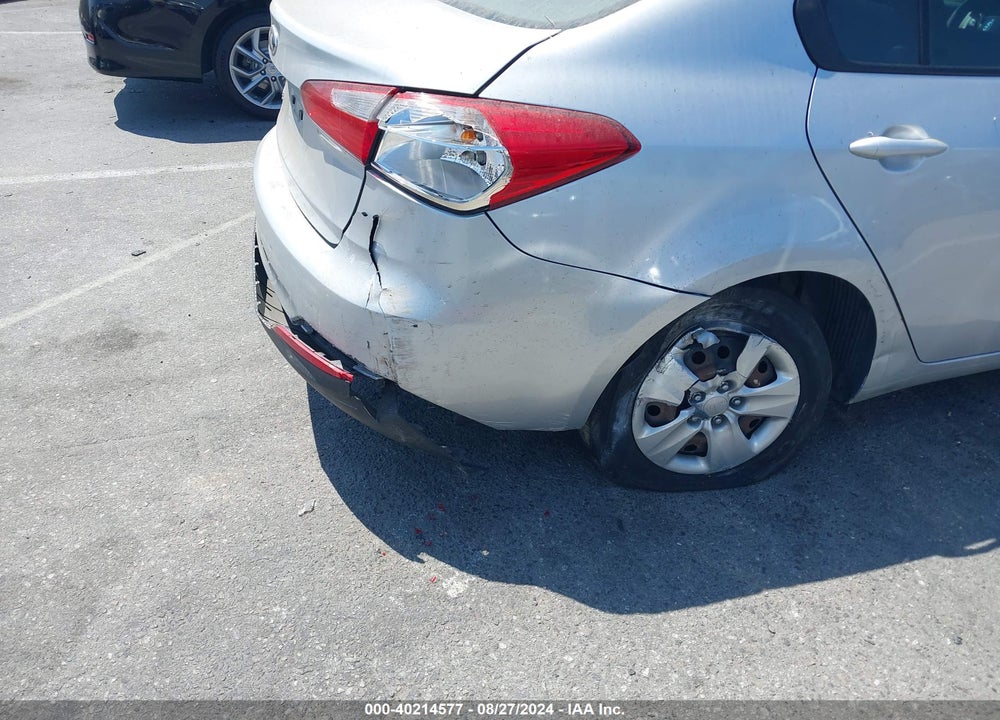 2016 KIA FORTE LX VIN: KNAFK4A65G5449487