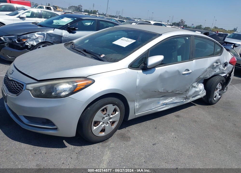 2016 KIA FORTE LX VIN: KNAFK4A65G5449487