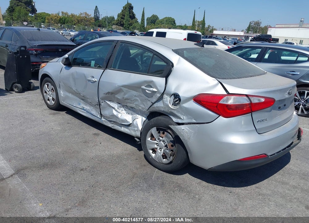 2016 KIA FORTE LX VIN: KNAFK4A65G5449487