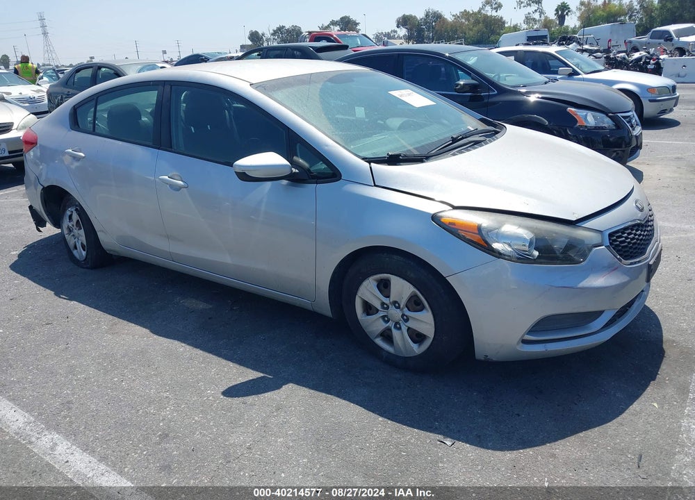 2016 KIA FORTE LX VIN: KNAFK4A65G5449487