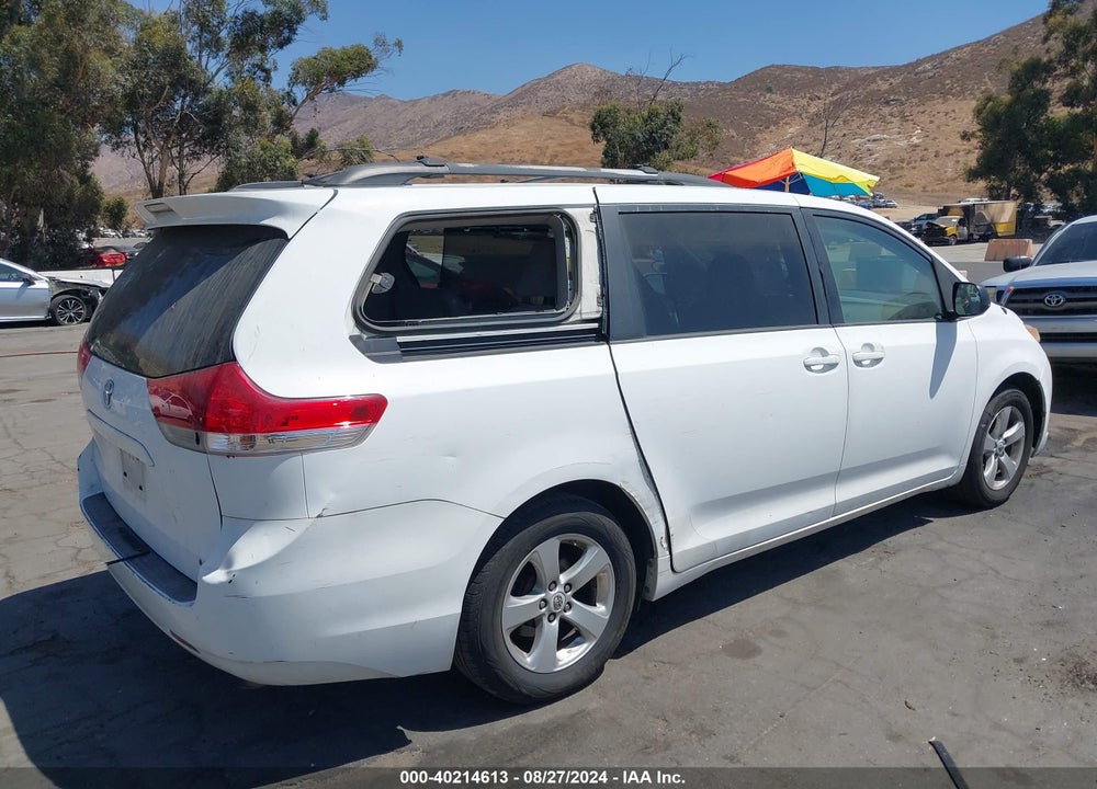 2011 TOYOTA SIENNA LE V6 VIN: 5TDKK3DC1BS117837