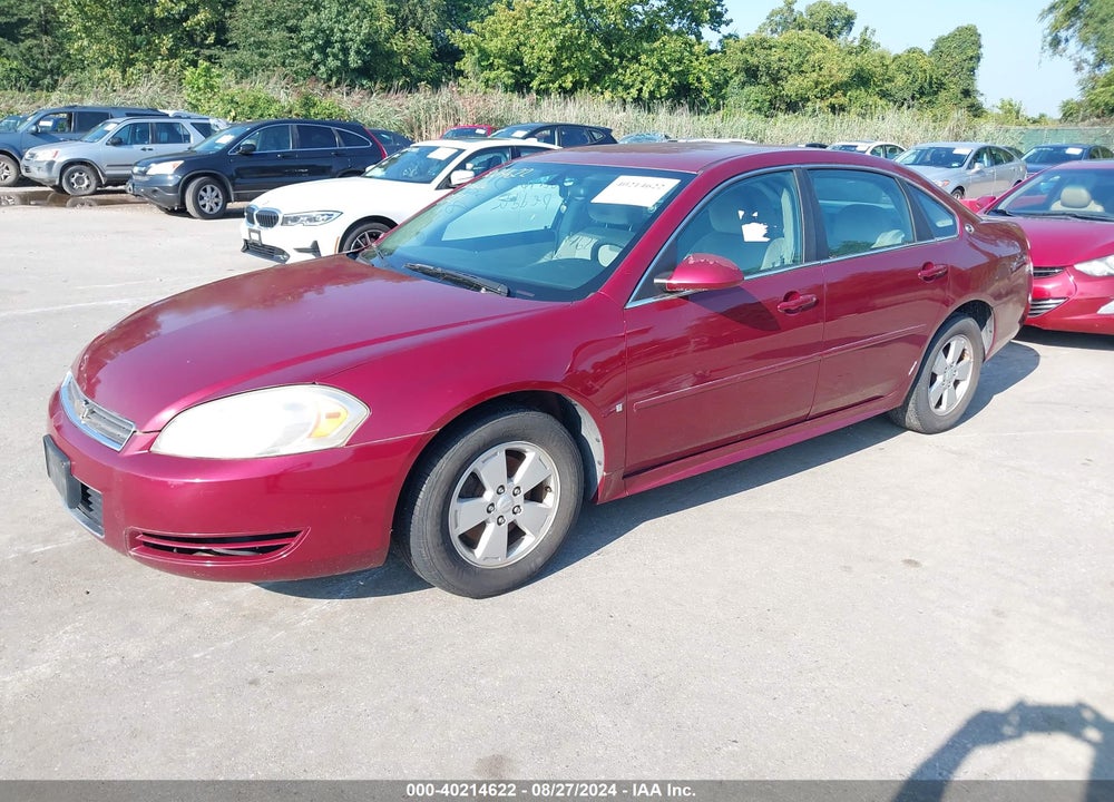 2009 CHEVROLET IMPALA LT VIN: 2G1WT57N191314038
