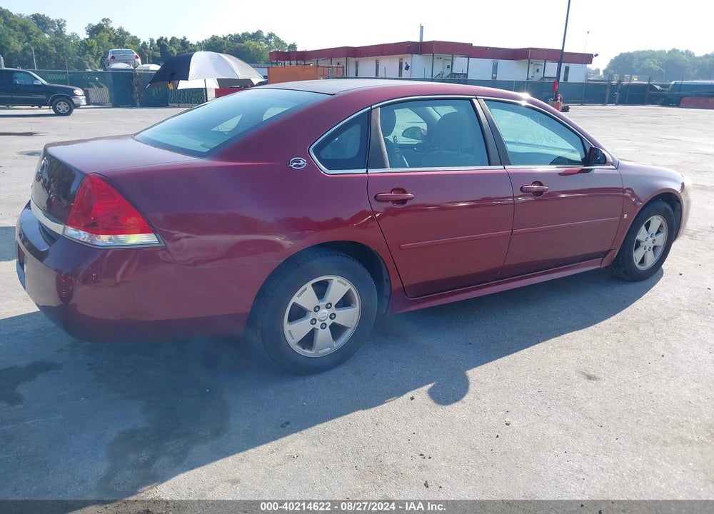 2009 CHEVROLET IMPALA LT VIN: 2G1WT57N191314038