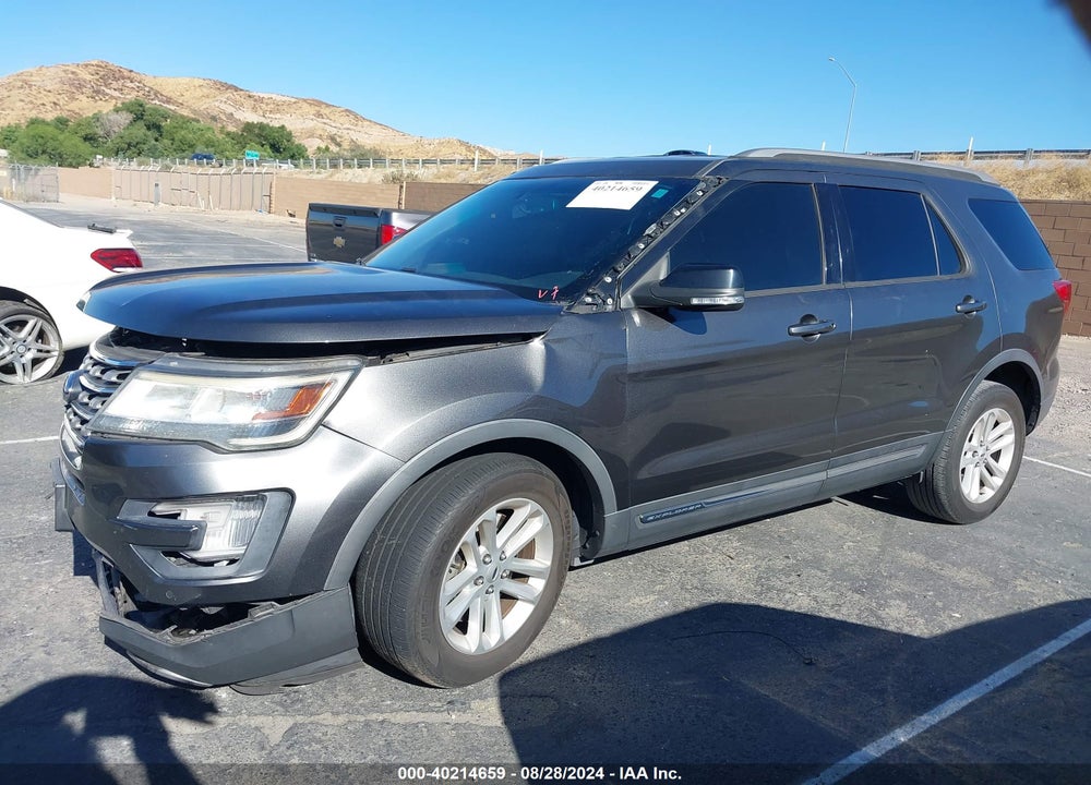 2017 FORD EXPLORER XLT VIN: 1FM5K7D81HGC77036