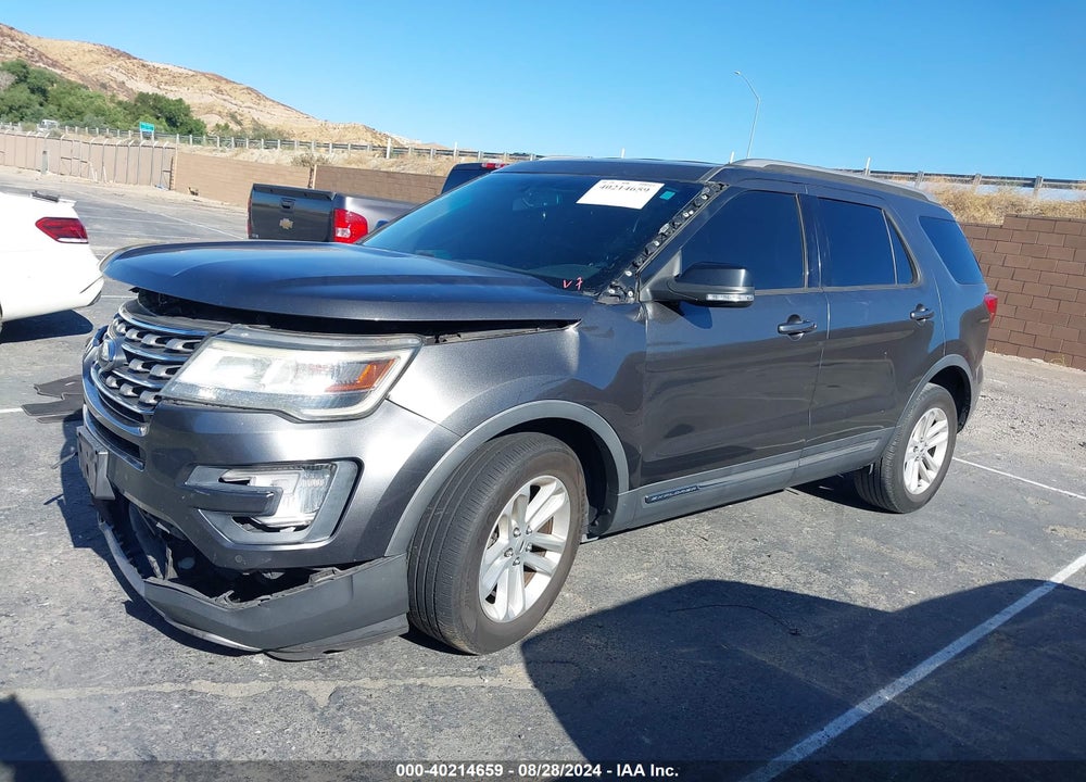 2017 FORD EXPLORER XLT VIN: 1FM5K7D81HGC77036