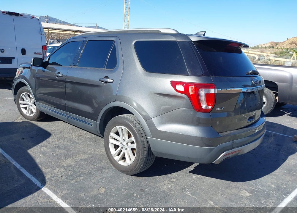 2017 FORD EXPLORER XLT VIN: 1FM5K7D81HGC77036
