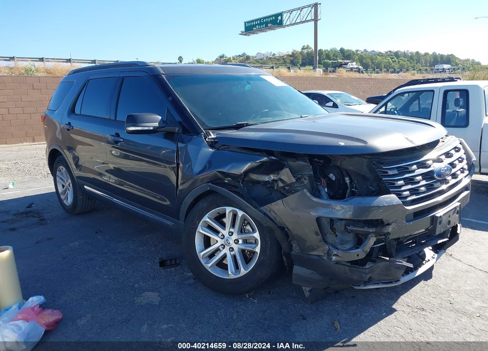 2017 FORD EXPLORER XLT VIN: 1FM5K7D81HGC77036