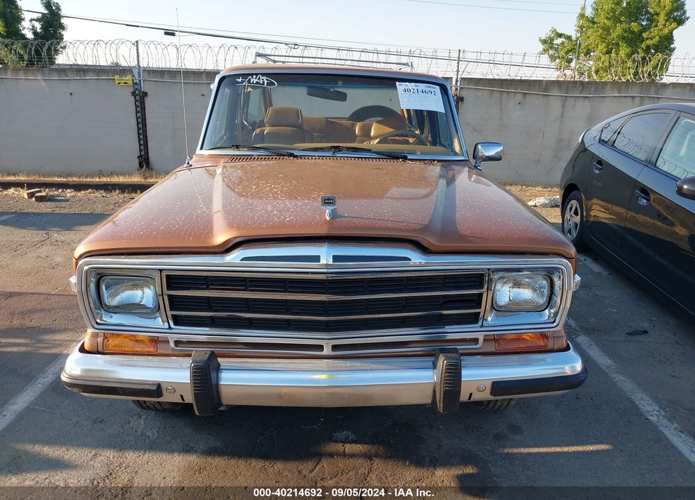 1986 JEEP GRAND WAGONEER VIN: 1JCNJ15U9GT212679