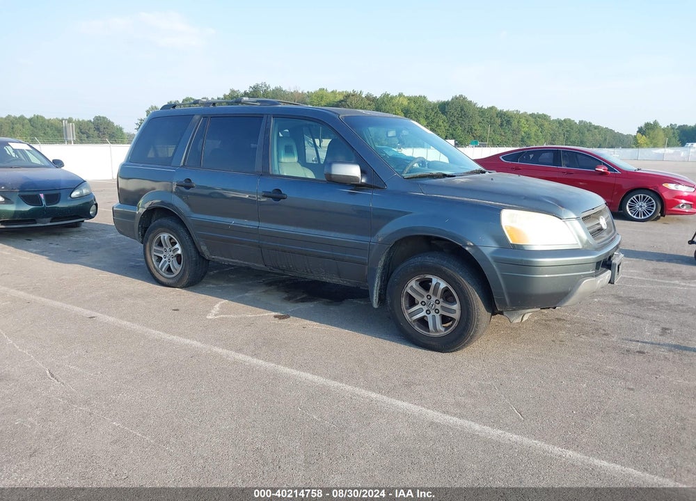 2005 HONDA PILOT EX-L VIN: 5FNYF185X5B007411