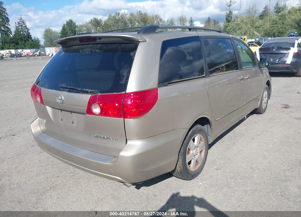 2008 TOYOTA SIENNA LE VIN: 5TDZK23C28S170887