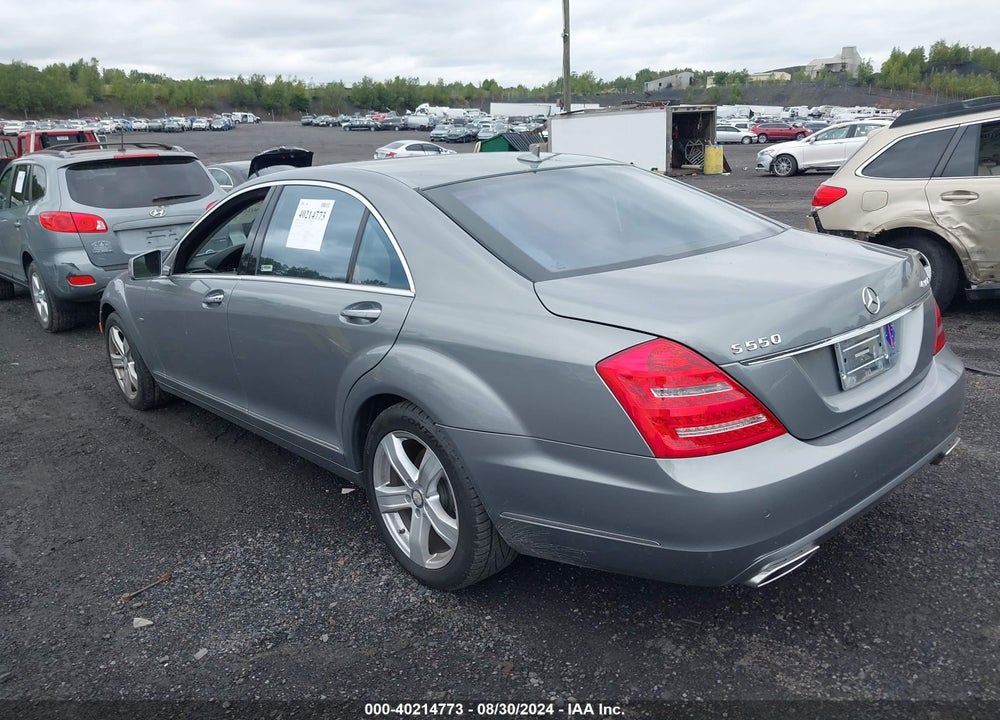 2012 MERCEDES-BENZ S 550 4MATIC VIN: WDDNG9EB6CA454614
