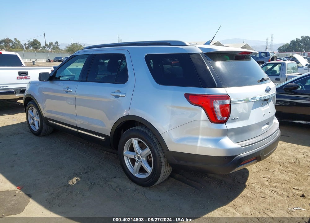 2019 FORD EXPLORER XLT VIN: 1FM5K7D87KGB08758