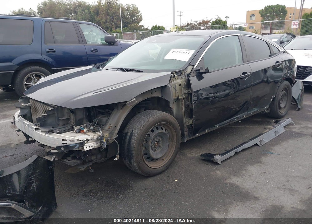2019 HONDA CIVIC LX VIN: 2HGFC2F65KH507758