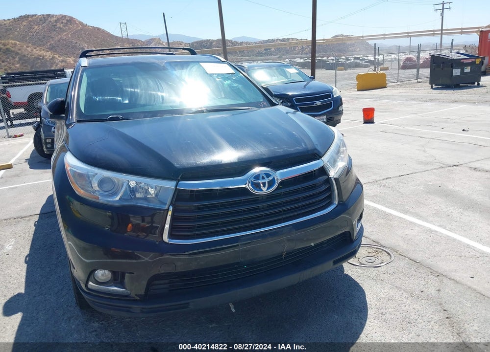 2014 TOYOTA HIGHLANDER HYBRID VIN: 5TDDCRFH6ES004522