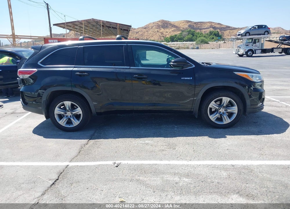 2014 TOYOTA HIGHLANDER HYBRID VIN: 5TDDCRFH6ES004522