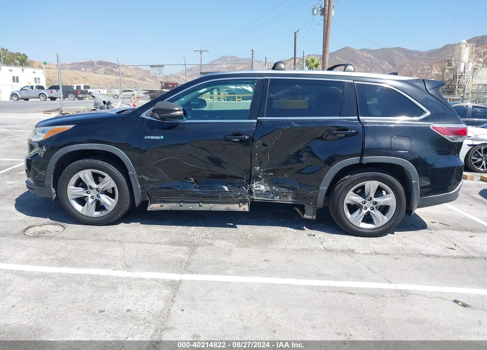 2014 TOYOTA HIGHLANDER HYBRID VIN: 5TDDCRFH6ES004522