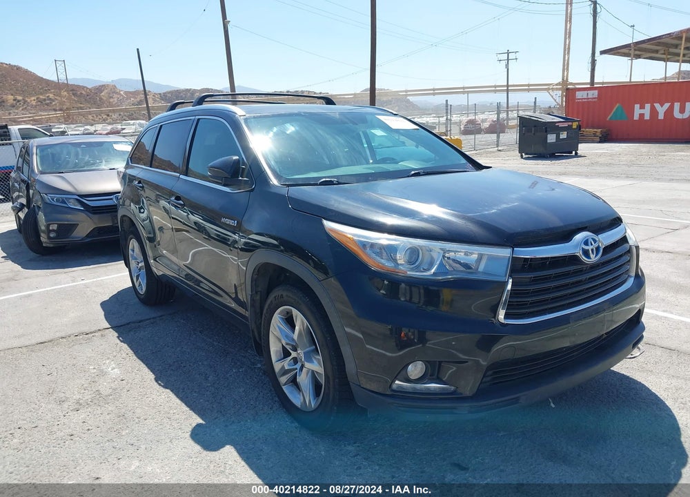 2014 TOYOTA HIGHLANDER HYBRID VIN: 5TDDCRFH6ES004522