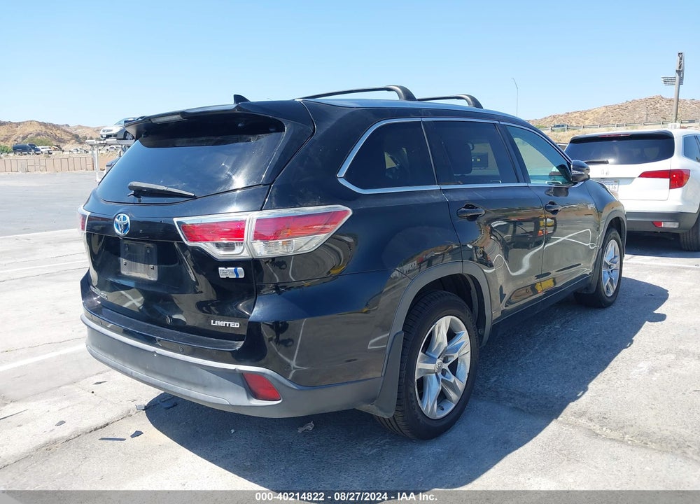 2014 TOYOTA HIGHLANDER HYBRID VIN: 5TDDCRFH6ES004522