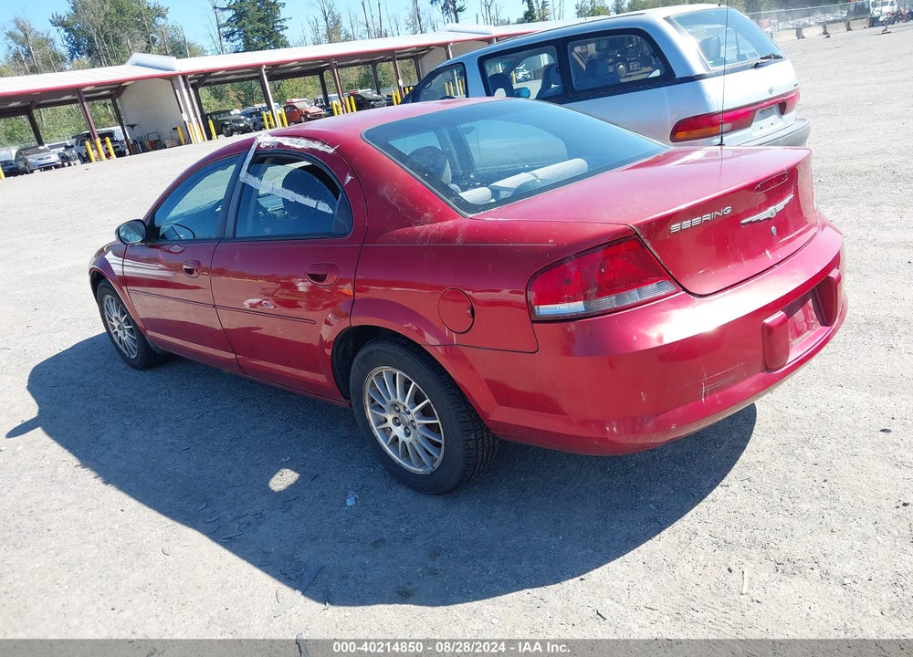2004 CHRYSLER SEBRING VIN: 1C3EL46X74N321264