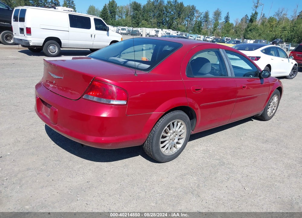 2004 CHRYSLER SEBRING VIN: 1C3EL46X74N321264