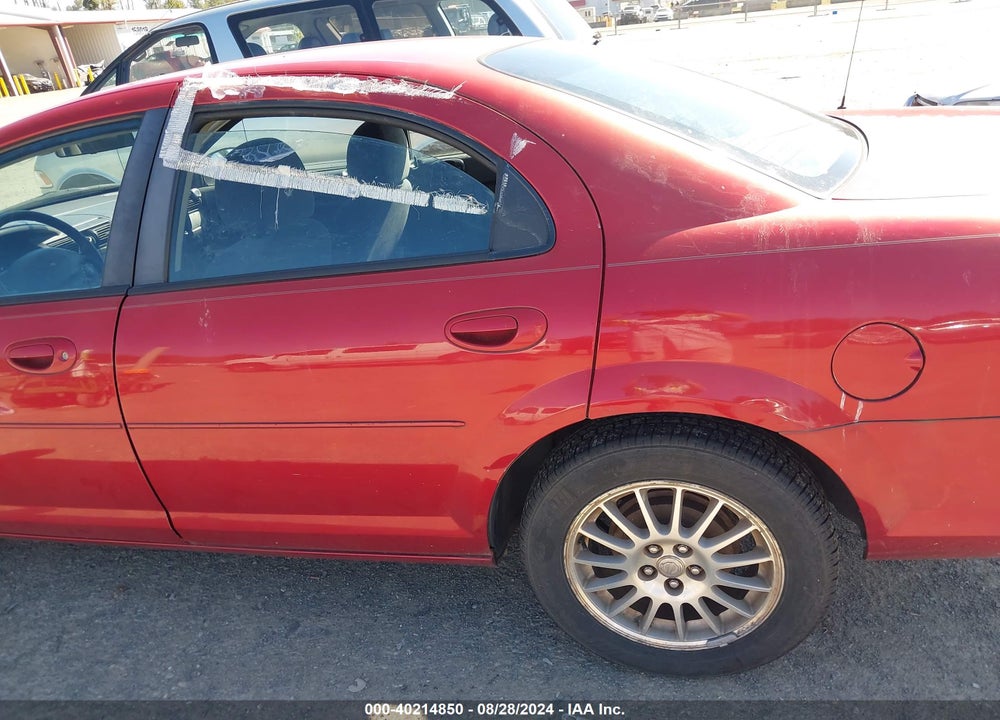 2004 CHRYSLER SEBRING VIN: 1C3EL46X74N321264