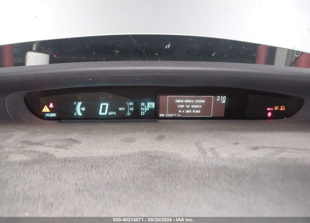 2013 TOYOTA PRIUS VIN: JTDKN3DU7D5558722