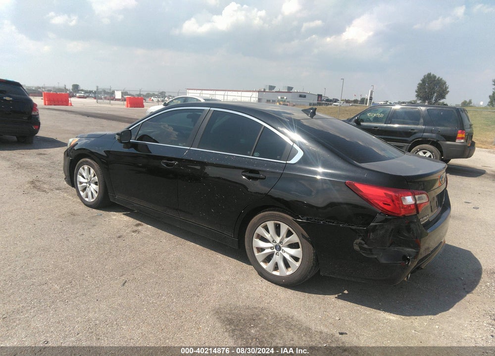 2016 SUBARU LEGACY 2.5I PREMIUM VIN: 4S3BNAF69G3061531