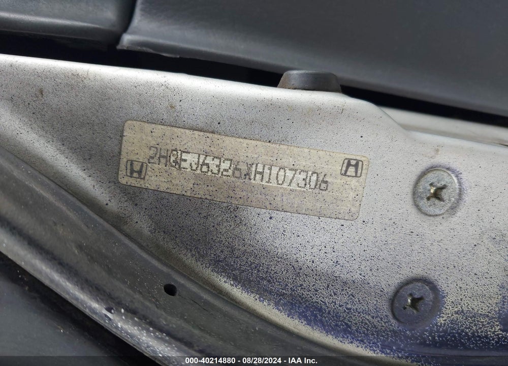 1999 HONDA CIVIC CX VIN: 2HGEJ6326XH107306